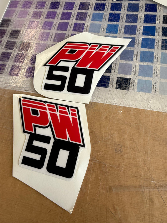 Stickers réservoir Piwi 50 1986