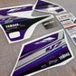 Kit deco 85 yz 2020 chrome violet compatible 2014 2021