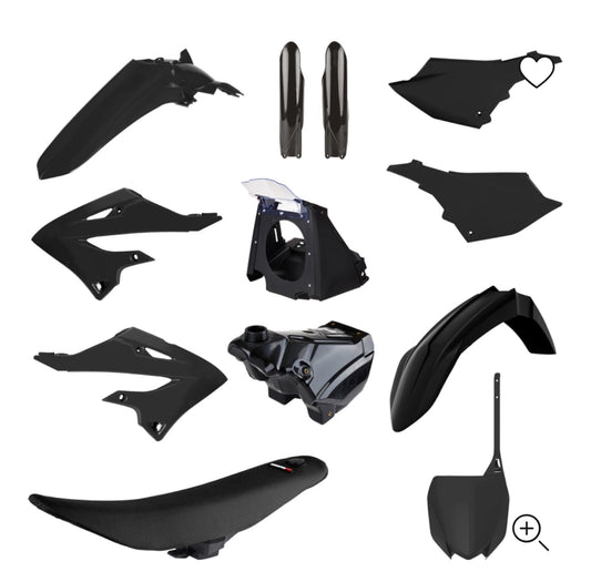Kit restyling yz + Kit déco 125 yz 2025 Monster édition réplique de l’origine