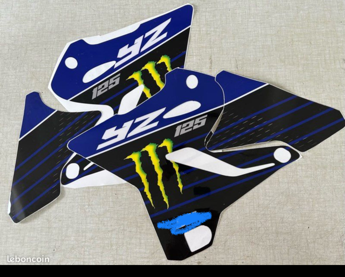 Kit déco 125 yz 2015 perso monster