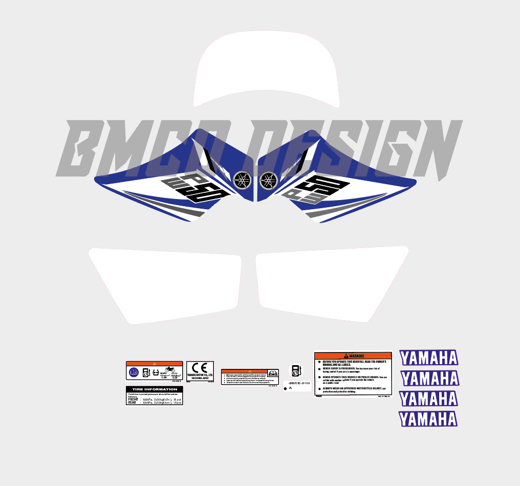 KIT DÉCO MOTO - PIWI 50 2014